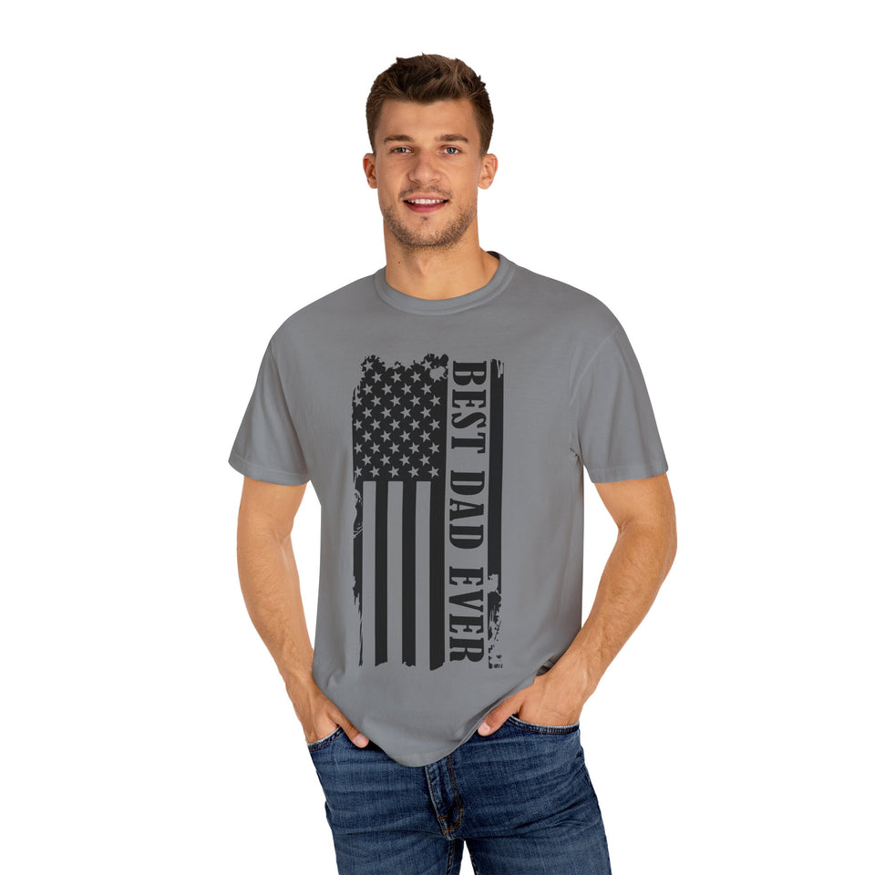 Best Dad Ever Unisex Garment-Dyed T-Shirt