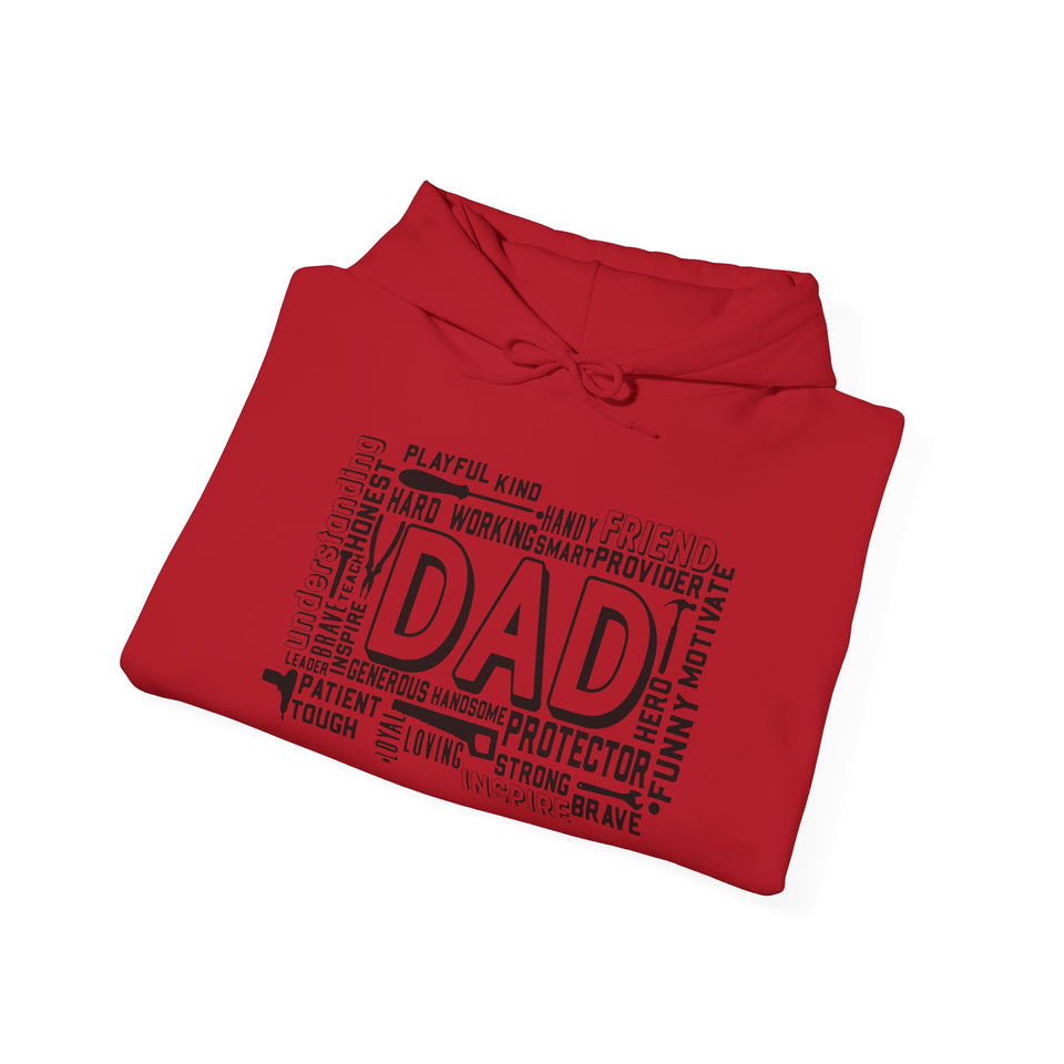 What A Dad Is Unisex Heavy Blend™ Hooded Sweatshirt