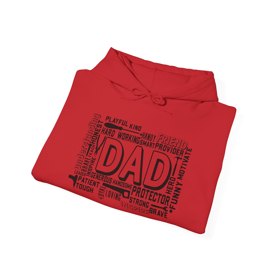 What A Dad Is Unisex Heavy Blend™ Hooded Sweatshirt