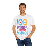 100 Magical Days Of School Unisex Garment-Dyed T-shirt