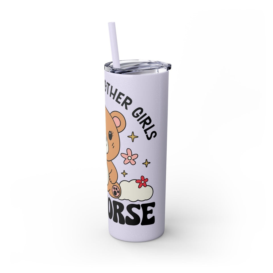 Im Not Like Other Girls, Im Worse Skinny Tumbler with Straw, 20oz