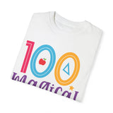 100 Magical Days Of School Unisex Garment-Dyed T-shirt