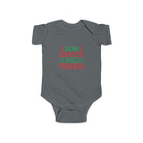 Dear Santa I Tried Infant Fine Jersey Bodysuit