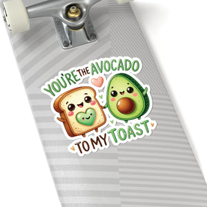 Your Avocado To My Toast Kiss-Cut Stickers