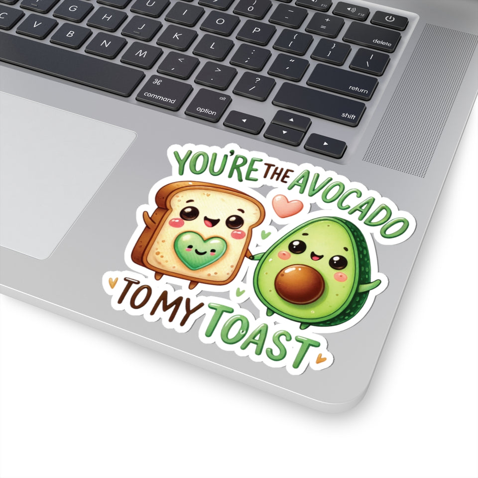 Your Avocado To My Toast Kiss-Cut Stickers