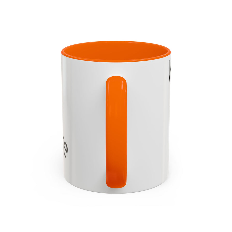 Personalized Accent Coffee Mug - Customizable Design for Home or Office