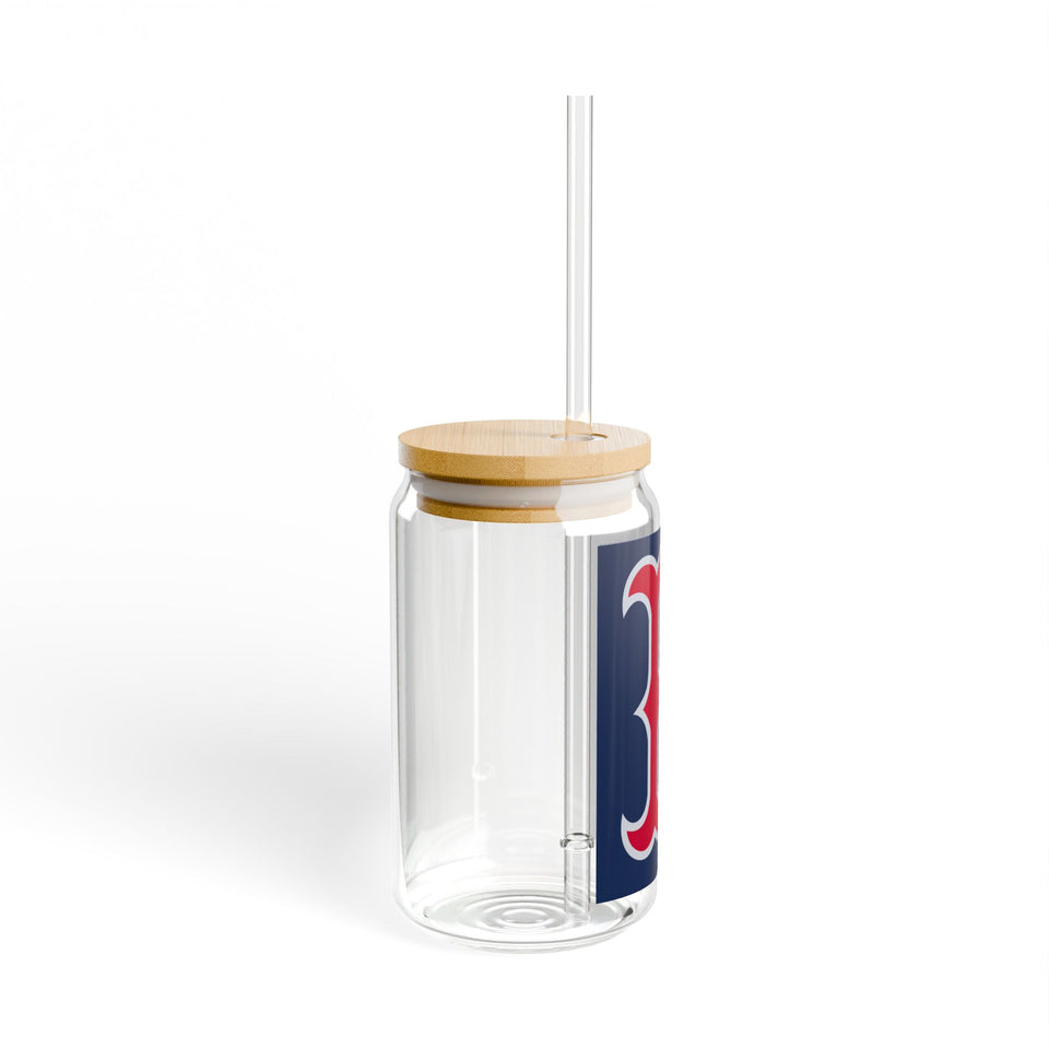 Boston Red Sox Letter B Sipper Glass, 16oz