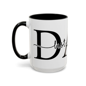 Best Dad Ever Accent Coffee Mug (11, 15oz)