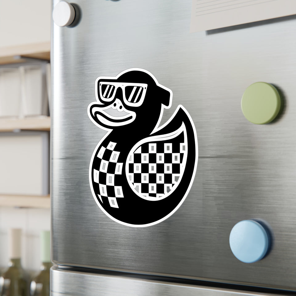 Cool Duck Sticker – Unique Kiss-Cut Vinyl Decal for Home Decor